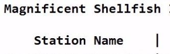 This shows the orders packed at Station 1 at a certain date and time.